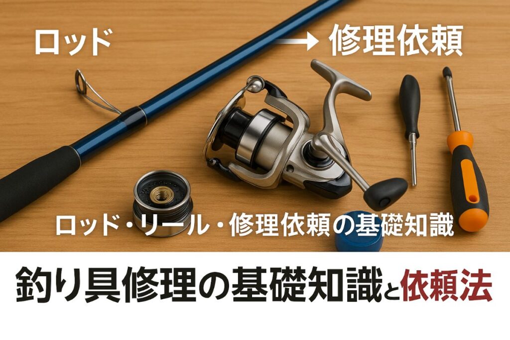 釣り具修理の基礎知識と依頼方法｜ロッドやリールの故障原因・費用 